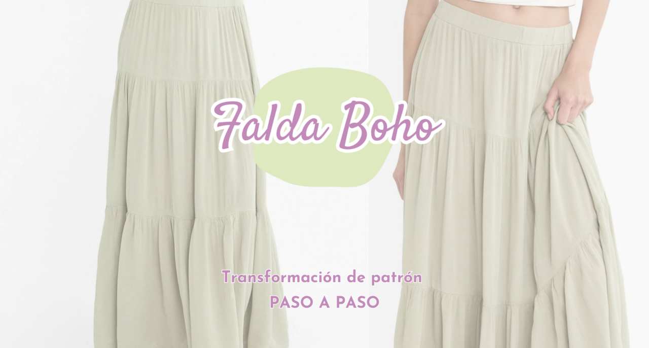 Te presentamos el curso transformación de patrones para conseguir realizar el vestido Noa