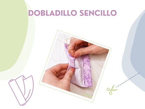 Primeras puntadas: dobladillo sencillo